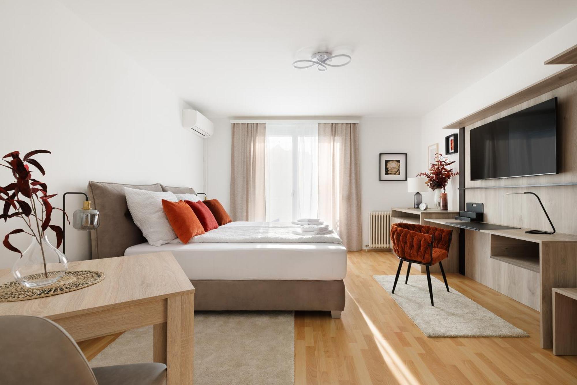 Neu! Apartment Mit Klimaanlage, Nahe Hauptbahnhof 维也纳 外观 照片