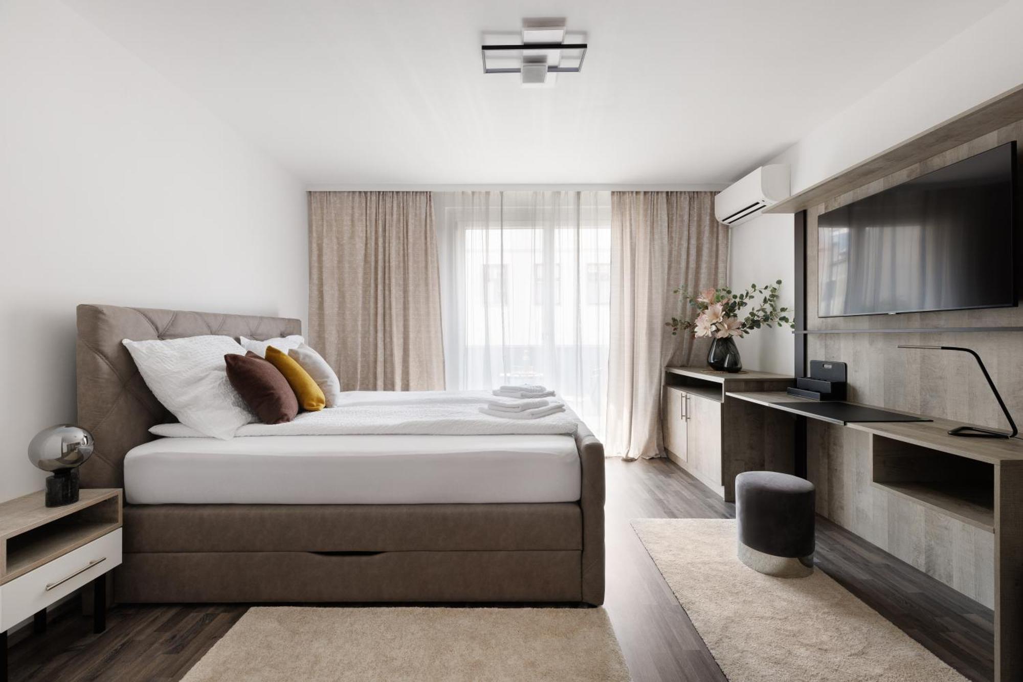 Neu! Apartment Mit Klimaanlage, Nahe Hauptbahnhof 维也纳 外观 照片